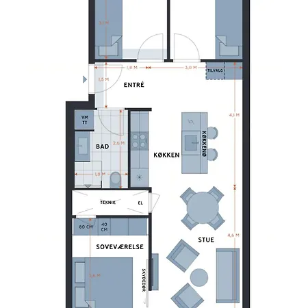 Apartment Four-room Flat In The Heart Of Carlsberg Byen *